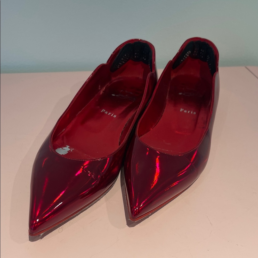 Christian Louboutin Red Flats size 42 | US 11